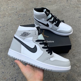 Giày Sneaker Jordan 1 High Smoke Xám Trắng Cao Cấp Full Size Nam Nữ