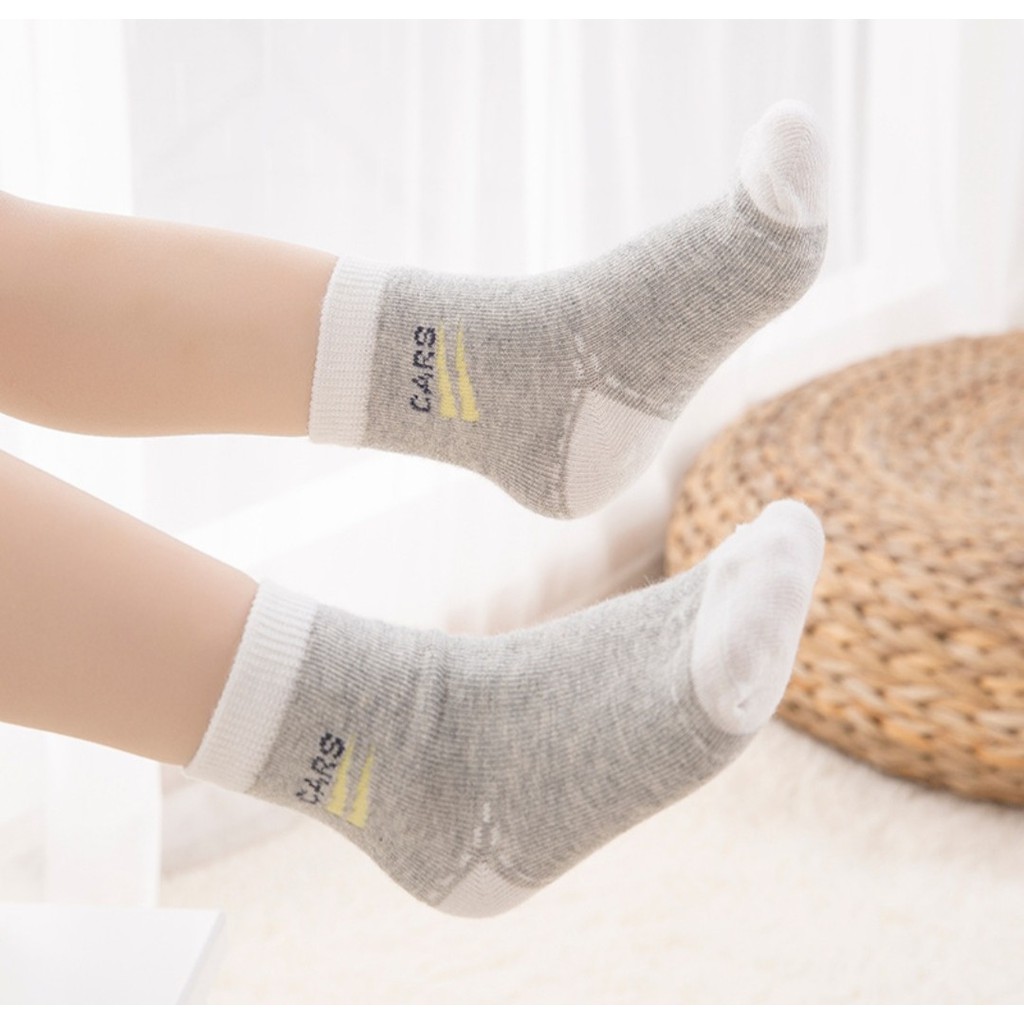 Tất, Vớ trẻ em Cao cấp Kids Sock giao thông size 0- 5 tuổi