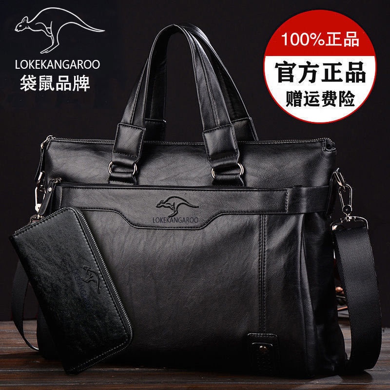 Túi xách da mềm thời trang cho nam | BigBuy360 - bigbuy360.vn