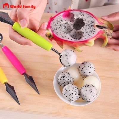 Dao thìa tích hợp cắt tỉa trái cây đa năng (nhiều màu)