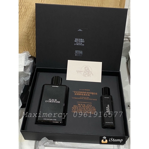 Nước hoa Zara dạng gift box kết hợp Jo Malone Femme
