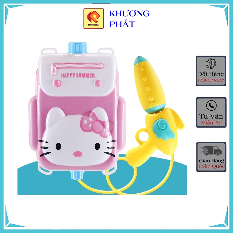 Súng đồ chơi trẻ em HH0001 balo súng nước đồ chơi bằng nhựa ABS an toàn cho bé dung tích 2 lít nước