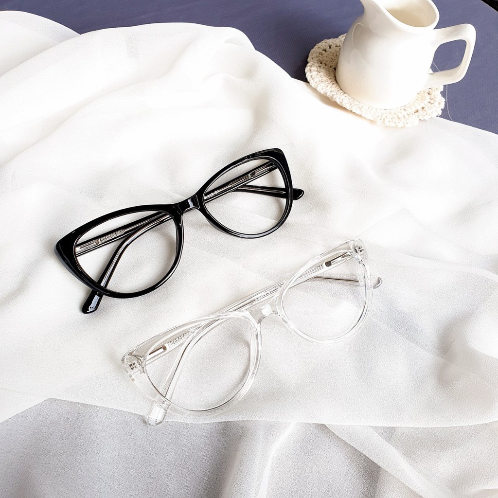 [XẢ KHO 3 NGÀY]Kính Cận Mắt Mèo Cá Tính S8013{Hàng Chất}FULLBOX Tặng kèm chai nước xịt kính NANO 25K siêu sạch | BigBuy360 - bigbuy360.vn