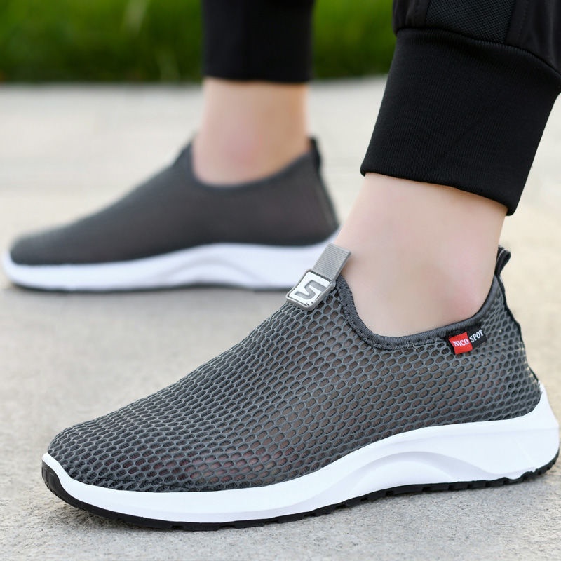 Giày thể thao phối lưới thoáng khí thời trang mùa hè dành cho nam