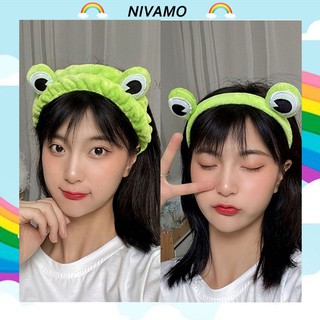 Băng đô Nivamo băng đô bờm tóc chú ếch xanh cực dễ thương BD35