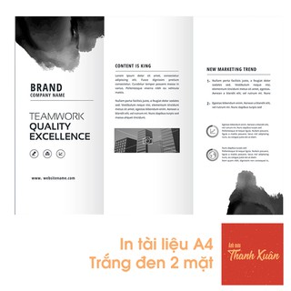 In tài liệu A4 2 mặt trắng đen chất lượng cao giá 1k/tờ, giao nhanh 30 phút tại HCM - Ảnh màu Thanh Xuân