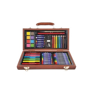 Bộ màu vẽ đa năng hộp gỗ Colormate MS-55W