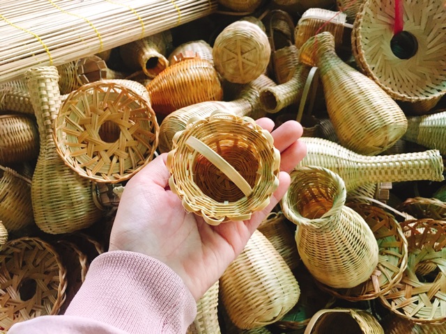 Vỉ Mây Tre Trang Trí 12 Món Ngẫu Nhiên- Nét Đẹp Từ Thiên Nhiên