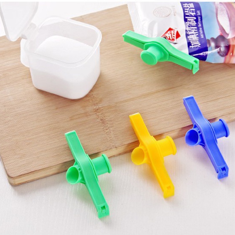 Kẹp Miệng Túi Thực Phẩm Bằng Nhựa Tiện Dụng Cho Nhà Bếp