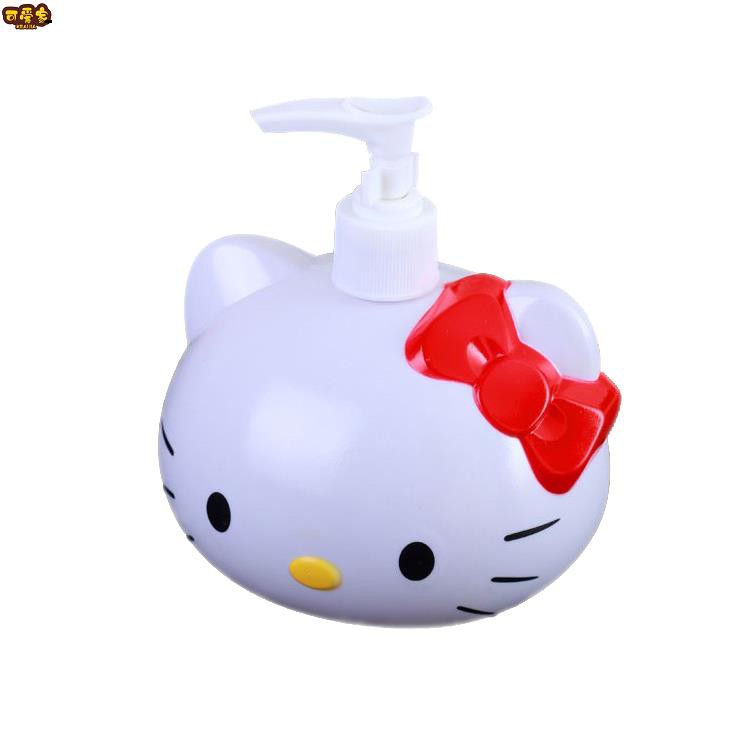 Bình Đựng Dầu Gội / Sữa Tắm Dạng Nhấn Hình Hello kitty Đáng Yêu