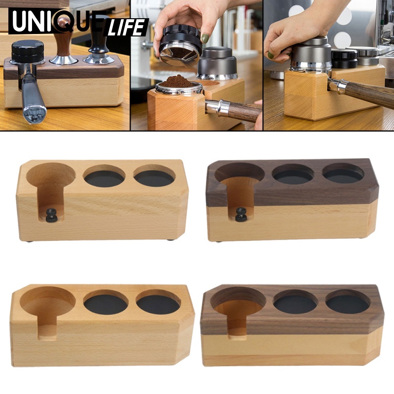Giá Đỡ Máy Pha Cà Phê Latte Nghệ Thuật Bằng Gỗ Chống Trượt Yoyoyo01]
