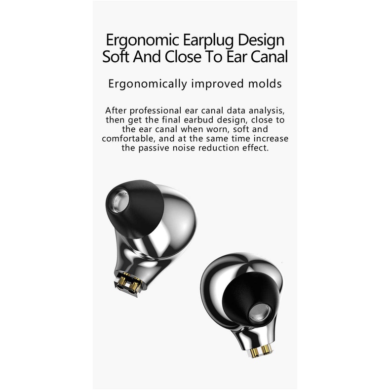 Tai Nghe Nhét Tai Blon BL-03 Eeadphone BL03 Có Dây Cáp 2 Chấu