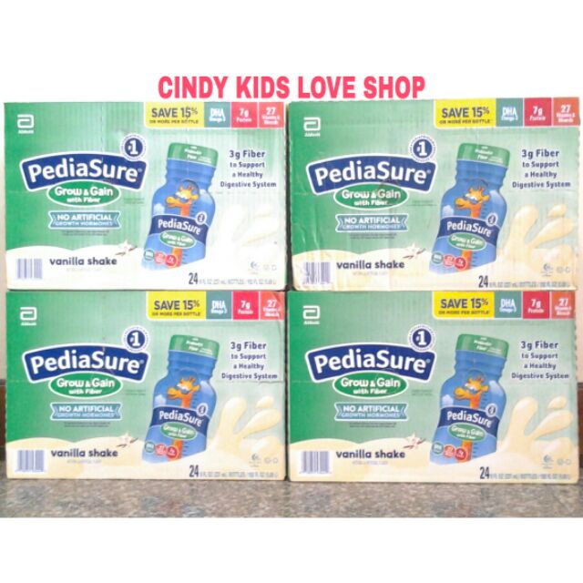 (Date 6/2022)1 Thùng Sữa Pediasure Fiber (2-13 tuổi) bổ sung chất xơ cho bé