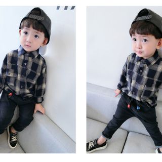 Sỉ áo sơ mi kẻ bé
