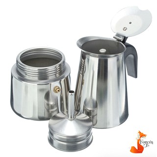 Bình pha cà phê Inox cao cấp của Ý hiệu Foxy – BCP01 (Bình 9 cup)