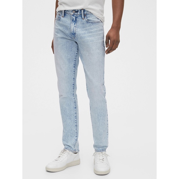 Quần Jeans Nam GAP Skinny Jeans LIGHT BLEACHED 533053 - SIZE 28-33