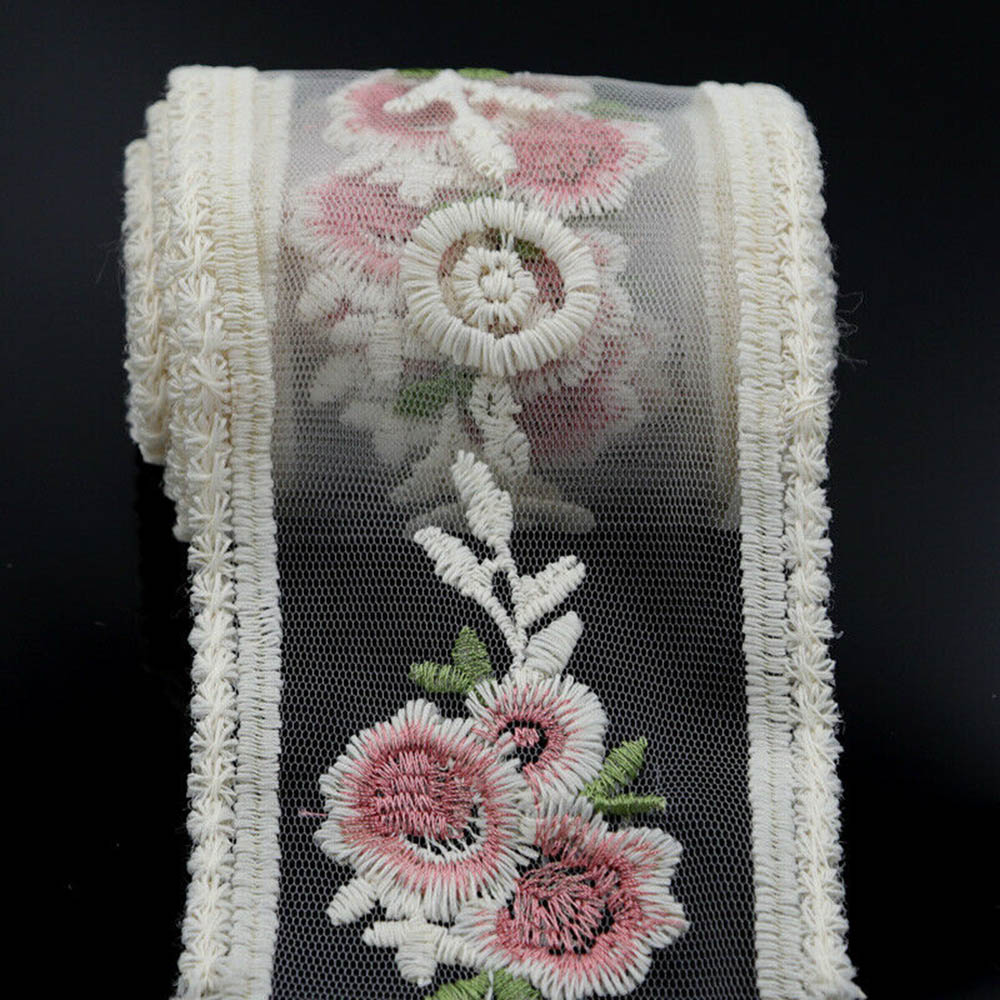 Ruy Băng Thêu Ren Trang Trí Dài 1 Yard