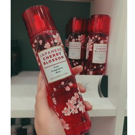 👑 Xịt Thơm Toàn Thân Bath And Body Works Body Mist JAPAN Cherry Blossom