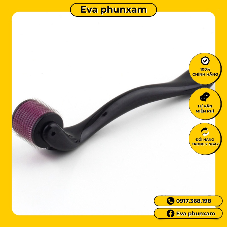 Kim tay tím 540 đầu Derma roller system dùng spa thẫm mỹ viện