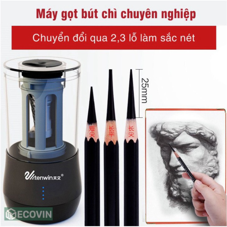 [FreeShip] Máy Gọt Bút Chì Tự Động Cao Cấp [Hàng Chính Hãng] [Chính Hãng]