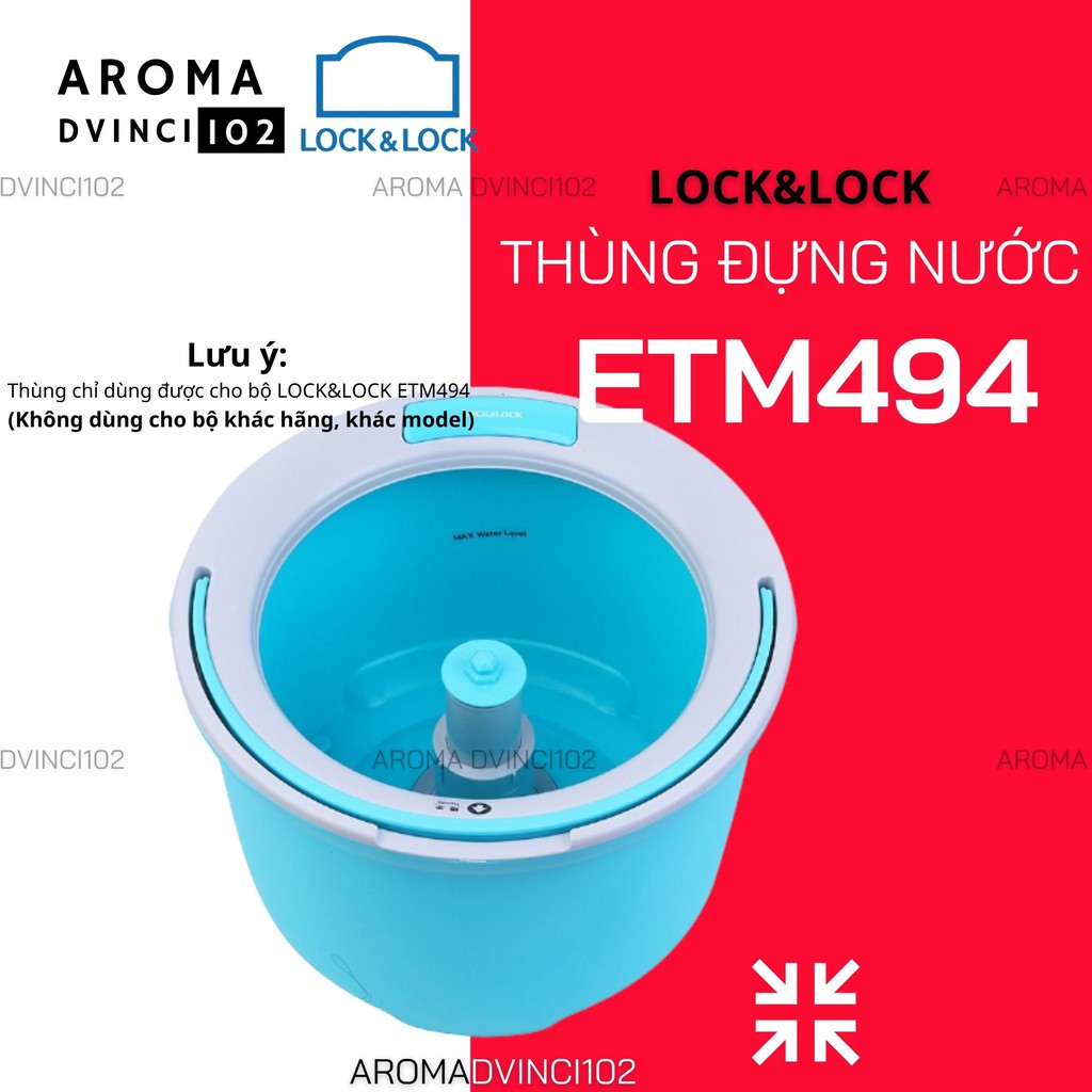 [Phụ kiện ETM494] THÙNG ĐỰNG NƯỚC LOCK LOCK ETM494 | DVINCE Sto