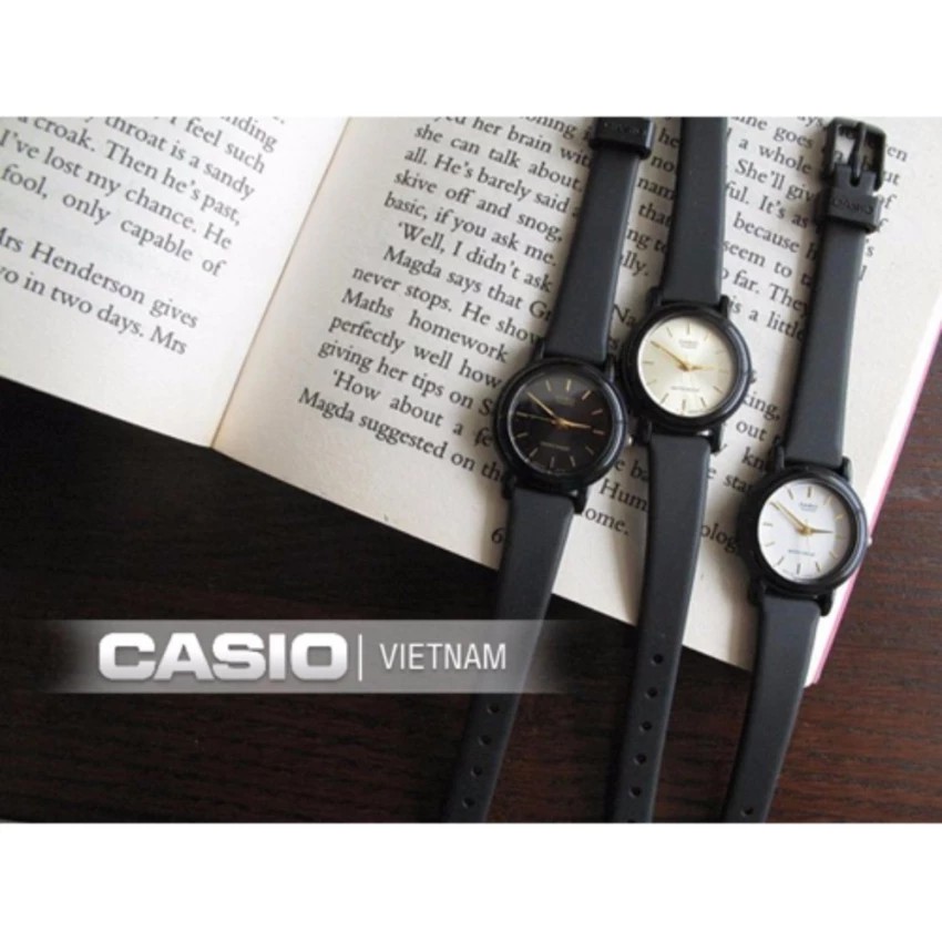 Đồng hồ nữ dây nhựa Casio chính hãng Anh Khuê LQ-139AMV-1LDF