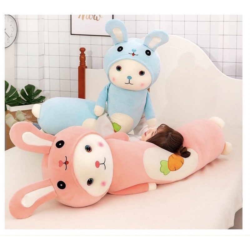 GẤU BÔNG THỎ CAROT CHUẨN HÀNG NỘI ĐỊA TRUNG DÀI 110CM