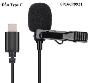 Micro mini cài áo kèm cổng type C cho điện thoại Android