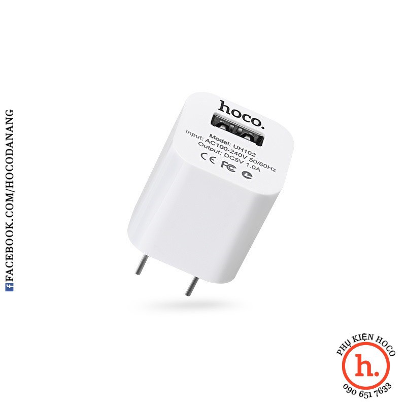 CÓC CỦ SẠC HOCO UH102 CHO IPHONE IPAD SAMSUNG XIAOMI OPPO CHÍNH HÃNG CAO CẤP GIÁ RẺ 28K