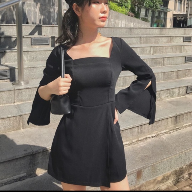 Jumpsuit cổ vuông Gout the Jun