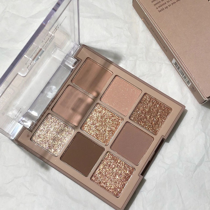 Bảng màu mắt nội địa Trung 9 ô Dikalu Blooming Your Own Beauty, Bảng phấn mắt Kikalu 9 ô mềm mịn thiết kế gọn