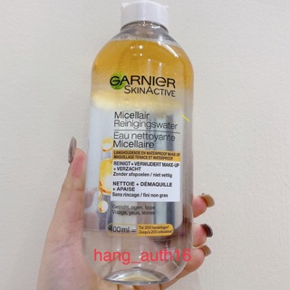 [ 400ml ] Nước Tẩy Trang Garnier Màu Vàng
