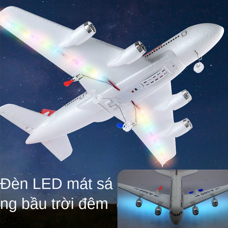 ✔◈Máy bay điều khiển từ xa A380 mô hình máy bay cánh cố định bằng xốp siêu lớn rất đơn giản và dễ bay, đồ chơi trẻ em ch