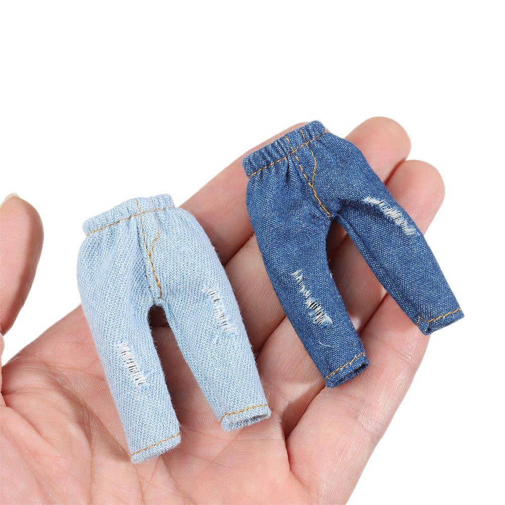 Set Áo Hoodie + Quần Jeans Dài Thời Trang Cho Búp Bê Kat1 Tỉ Lệ 1 / 12