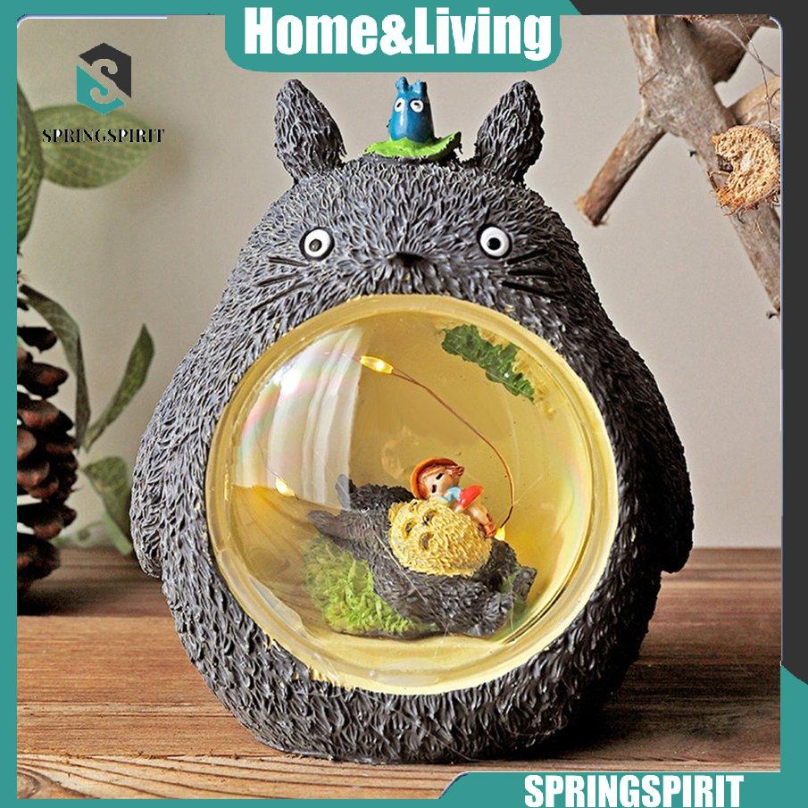 Đèn mô hình Totoro hoạt hình / đèn ngủ dễ thương / đèn trang trí phòng khách và phòng làm việc / đèn totoro