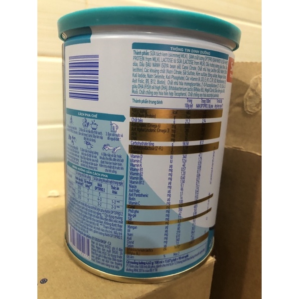 nan optipro 2 (400g) mẫu  mới HMO