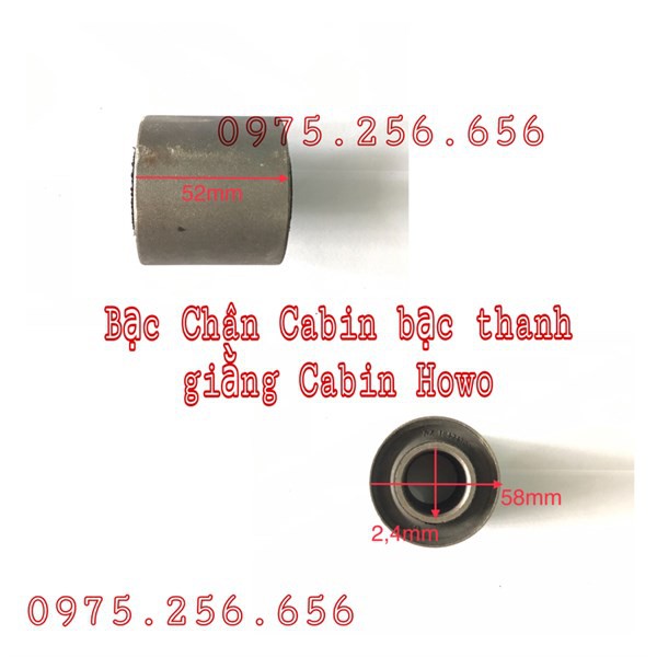 Bạc Chân Cabin bạc thanh giằng Cabin Howo Phụ tùng ô tô