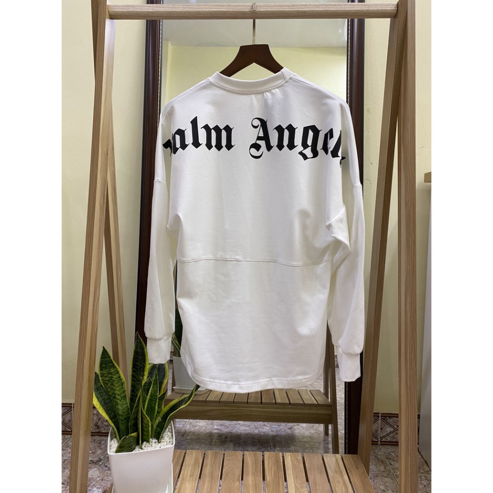 Áo thun Palm Angels Sweater ( lưng áo ), áo phông dài tay form rộng Hottrend2020 ( Nam, Nữ ) ( Màu Trắng ) - FreeShip | BigBuy360 - bigbuy360.vn