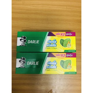 Kem đánh răng Darlie ông tây bạc hà 170g x 2 tuýp Thailand