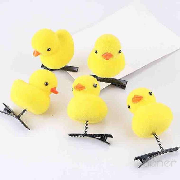 Kẹp tóc hình chú vịt vàng nhỏ dễ thương