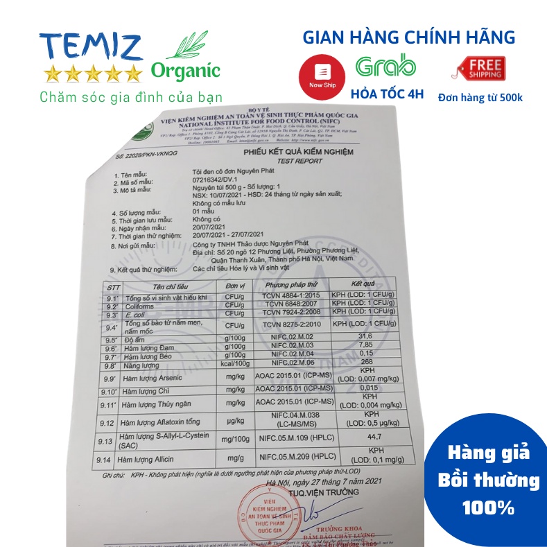 Tỏi đen cô đơn Nguyên Phát 100% lên men tự nhiên từ tỏi tươi một nhánh Châu Yên Sơn La | BigBuy360 - bigbuy360.vn