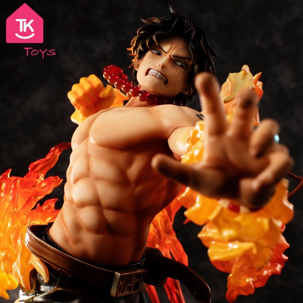 Mô Hình ACE Hỏa Quyền Kèm Hiệu Ứng Skill Cao 25cm - Figure Nhân Vật One Piece ACE Cao Cấp Đẹp Chi Tiết TOys