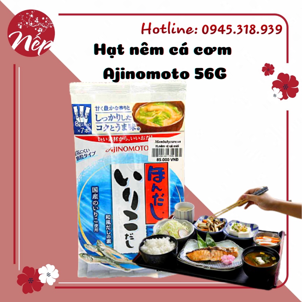 (DATE 2023) Hạt nêm cá cơm Ajinomoto 56G