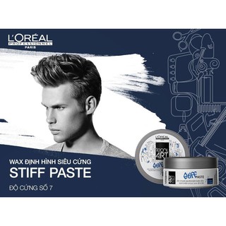 Sáp Tạo Kiểu Siêu Cứng L’Oréal Stiff Paste 75ml