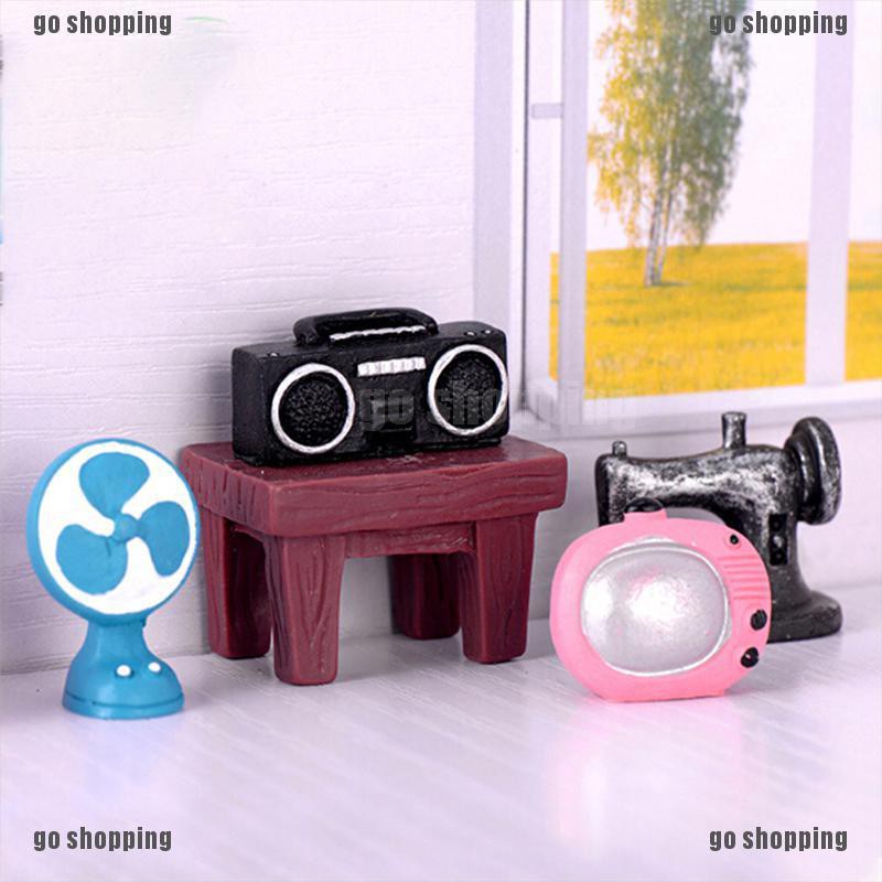 {go shopping}Doll house miniature furniture and miniature appliances living room home decor