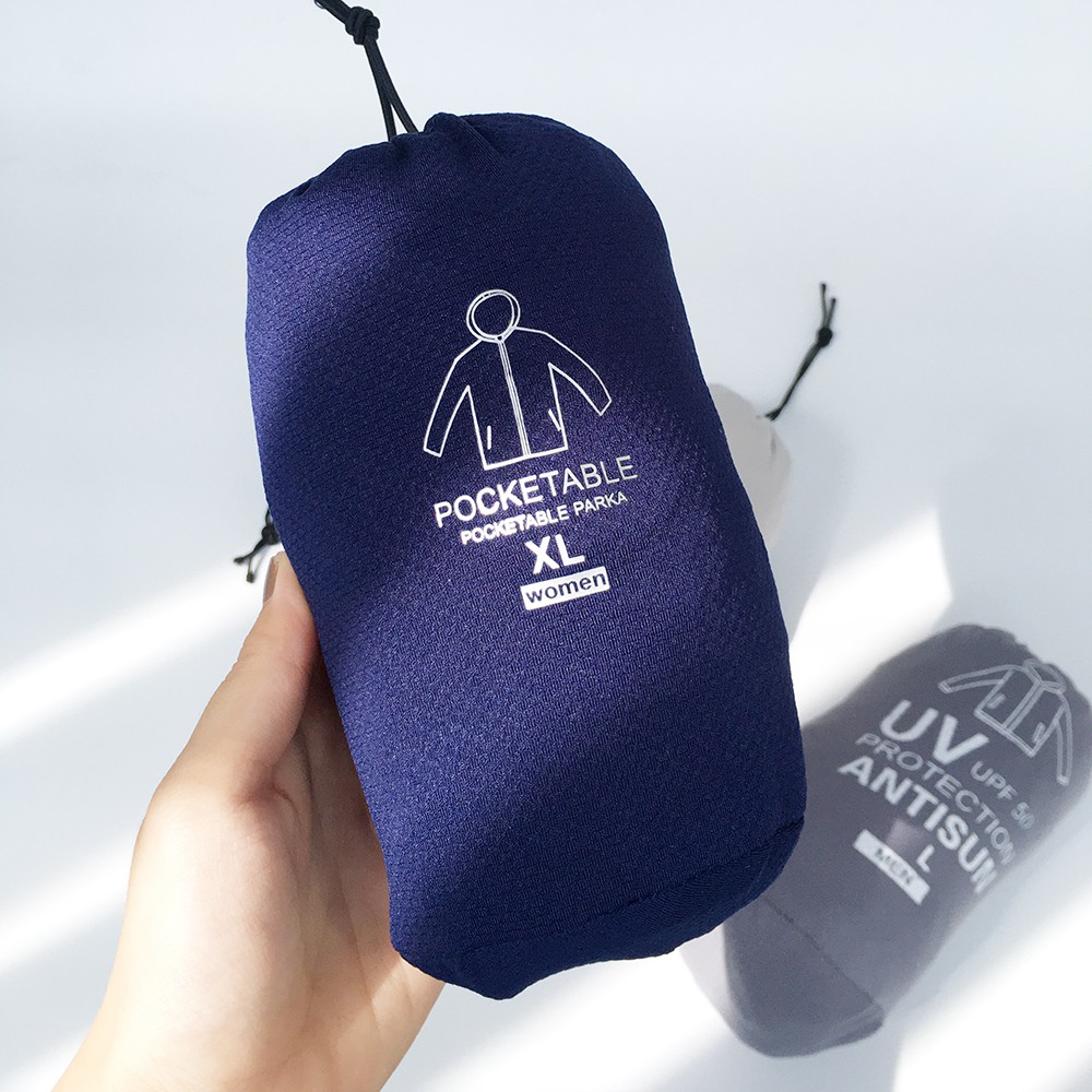 [Mã FASHIONT4WA2 giảm 10K đơn 50K] áo chống nắng nữ (có túi cuộn) vải co dãn 4 chiều thông hơi làm mát chống tia uv | BigBuy360 - bigbuy360.vn