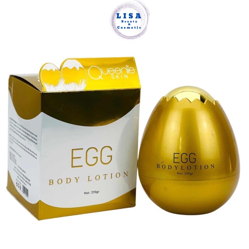 Kem Trắng Da,Dưỡng Ẩm Body Trứng Vàng Queenie Skin 250 gram.