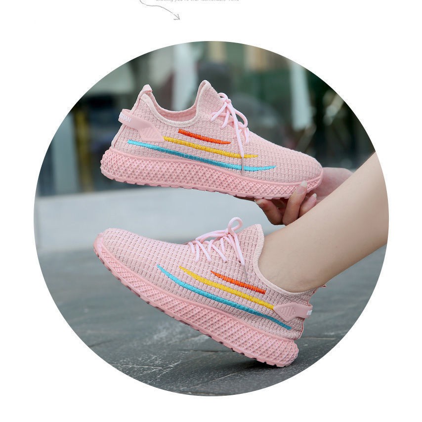 Giày sneaker thể thao nữ buộc dây siêu nhẹ V280 | BigBuy360 - bigbuy360.vn