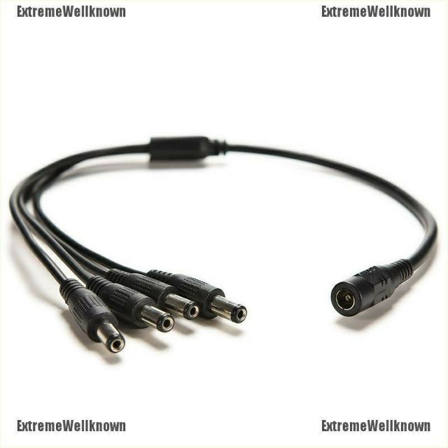 Dây chia nguồn DC 1 ra 4 chân 5.5x2.1mm