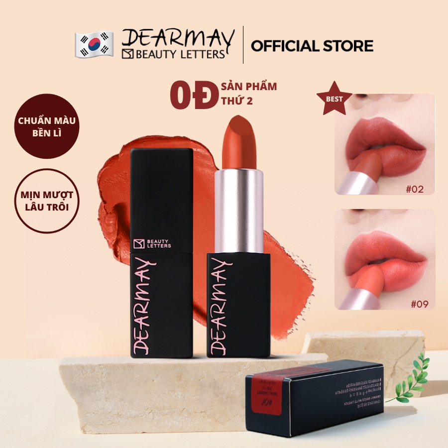 Son Thỏi Lì Dearmay Breeze Matte Lip 3.6g